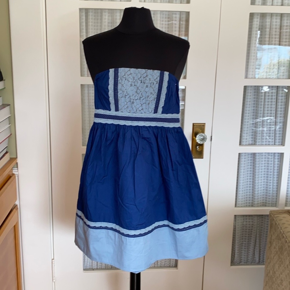 Kimchi Blue Strapless Kids Dress with Lace Accents